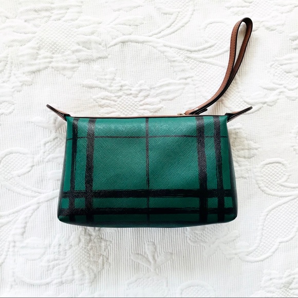 NWOT Ralph Lauren Green Swanfield Cosmetic Bag - Picture 6 of 7